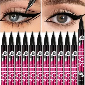  1/3/5pcs Smooth Black Liquid Eyeliner Pen Ultra-fine Pen Tip 36H Eye Liner Pencil Waterproof Long-lasting Beginner Make-up