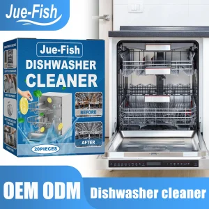 Multi-effect Dishwasher Cleaning Tablets Remove Oil Stain Eliminate Odor Reduce Bacterial Growth Household Dishwasher Cleaner