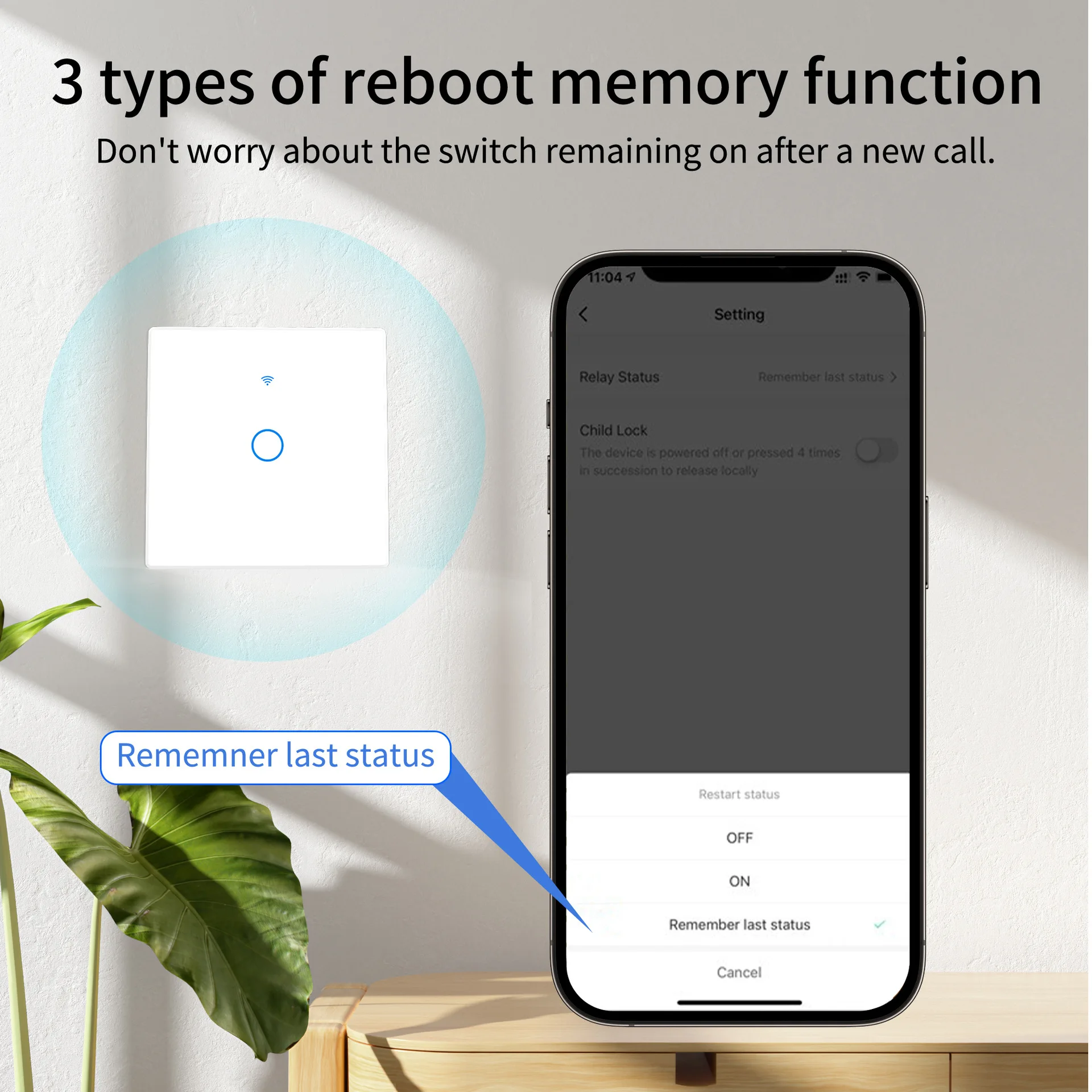 1 2 3 4 Gang WiFi RF 433mhz Touch Wall Light Smart Wireless with Switch 220V no Neutral EU Work With Tuya Alexa Google - Image 2