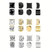 1-4 Pairs Stainless Steel Magnetic Stud Earrings, Fashion Cubic Zirconia Magnetic Non-piercing Ear Clip For Men