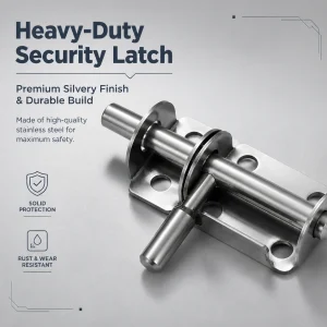 1 PCS Door Latch Solid Sliding Bolts Latch Hasp Home Hardware Gate Safety Toilet Door Lock