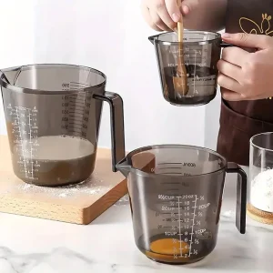 1 Pcs Baking Liquid Measuring Cups PS Scale Cup Plastic Measuring Volume Beaker Kitchen Baking Tools 150/300/600/1000ml