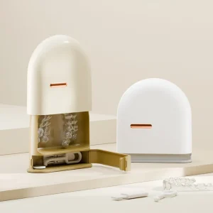1 pc Portable Mouth Guard Box Retainer Case Oral Cleaning False Teeth Denture Storage Box Teeth Aligner Braces Box Orthod