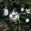 10 Pcs Christmas Ball Clear Plastic Fillable Balls Christmas Tree Hanging Ornaments Decorations Balls Tree Baubles Home Decor
