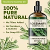 100% pure rosemary essential oil, suitable for hair, scalp, and skin, natural aromatherapy oil, nourishing and revitalizing.
