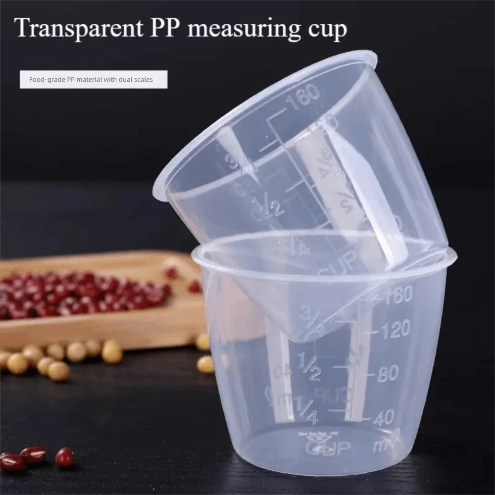 100/160ml Rice Measuring Cup Plastic Clear Measuring Jugs with Scale Digital Kitchen Scale Measurement Tools