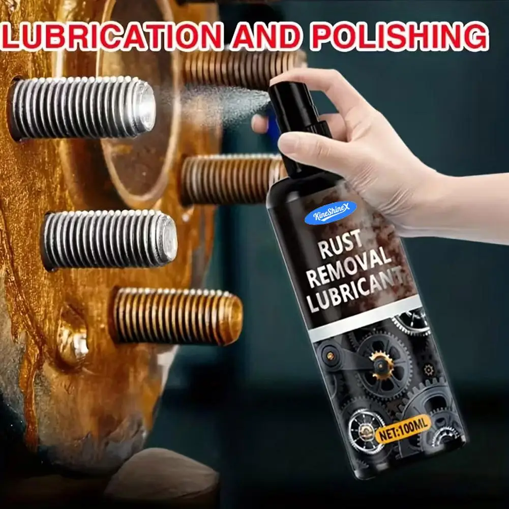 100ml Car Rust Remover Spray Metal Surface Paint Maintenance Iron Cleaning Super Rust Inhibitor Decontamination Powder K2F8