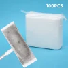 100pcs Disposable Electrostatic Dust Removal Mop Paper Home Kitchen Bathroom Cleaning Cloth Replacement Mop Head Cloth 100pcs Di
