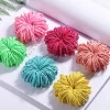100x Hair Ties Elastic Band Snagless Ponytail Tie School Bubbles Various Colours
