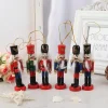 10/12/14cm Nutcracker Miniatures Pink Series Nutcracker Puppet Ornaments Desktop Decoration Cartoons Walnuts Soldiers Band Do