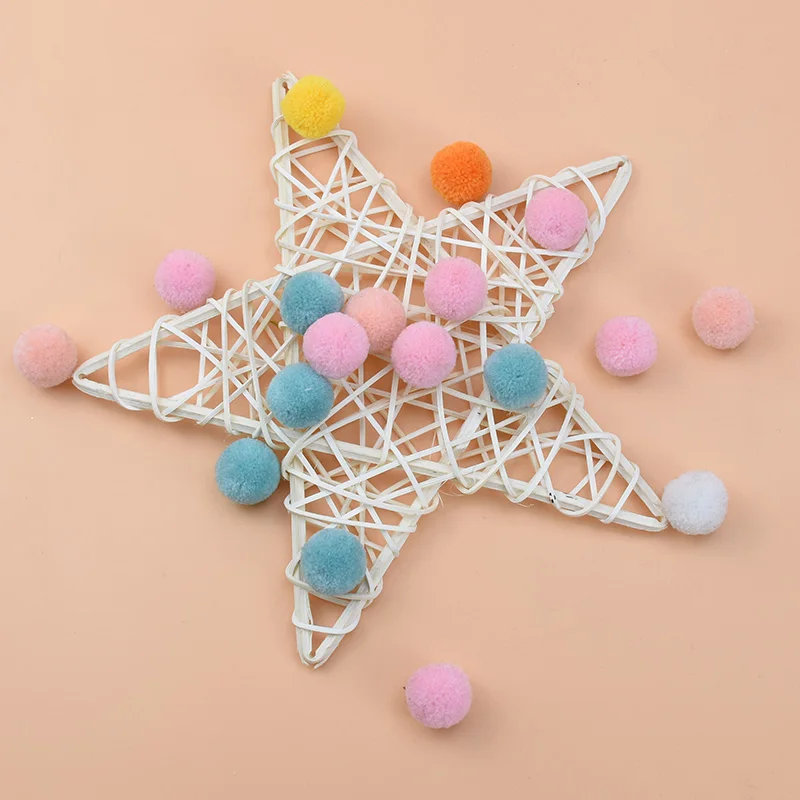 10/15/20cm Rattan Star Frame Artificial Flower Wreaths Christmas Decoration For Home DIY Handmade Door Hanging Wedding materials - Image 4