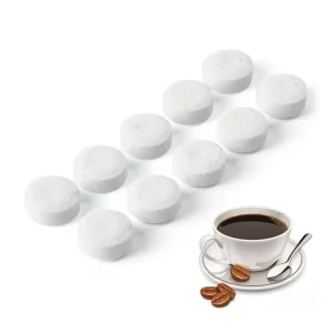 10/30/50/80/100/120pcs Coffee Machine Descaler Tablet Fast-Acting for Household & Commercial Use Long Lasting Cleaning Agent