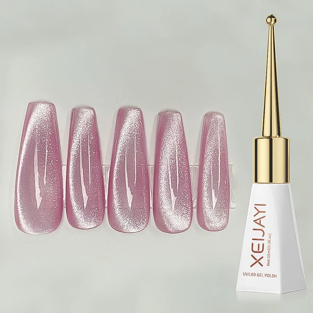 10ML Rose Majesty Cat Eye Nail Polish Soak Off UV LED Nail Gel Varnish DIYSemi-permanent Manicure Cat Eye Nail Gel Polish 0.34oz - Image 3