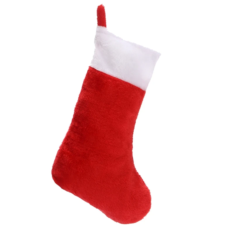 10PCS Red Felt Christmas Stockings Christmas Stockings Holder Socks Home Fireplace Gift Storage Bags For Holiday - Image 3