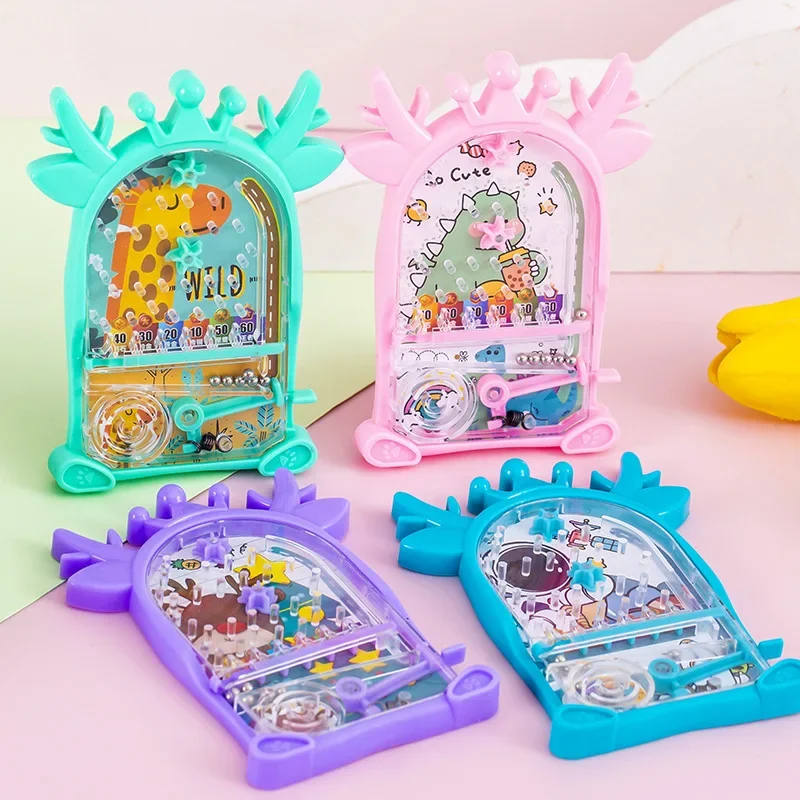 10Pcs Cartoon Animal Shooting Pinball Rolling Bead Ball Maze Toys for Kids Birthday Party Favors Goodie Bag Kindergarten Prize - Image 2
