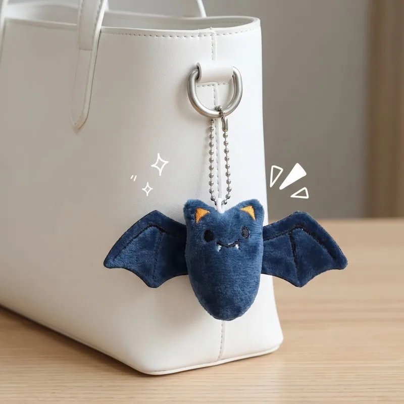 1/10pcs Halloween Cartoon Plush Keychains Bat Ghost Pumpkins Funny Bag Charm Car Backpack Pendant Festival Party Gifts Accessory - Image 4