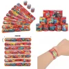 1/12/24pcs Pixar Car Slap Bracelets – Lightning McQueen Party Favors & Keepsakes for Kids’ Birthdays Christmas Stocking Stuffer