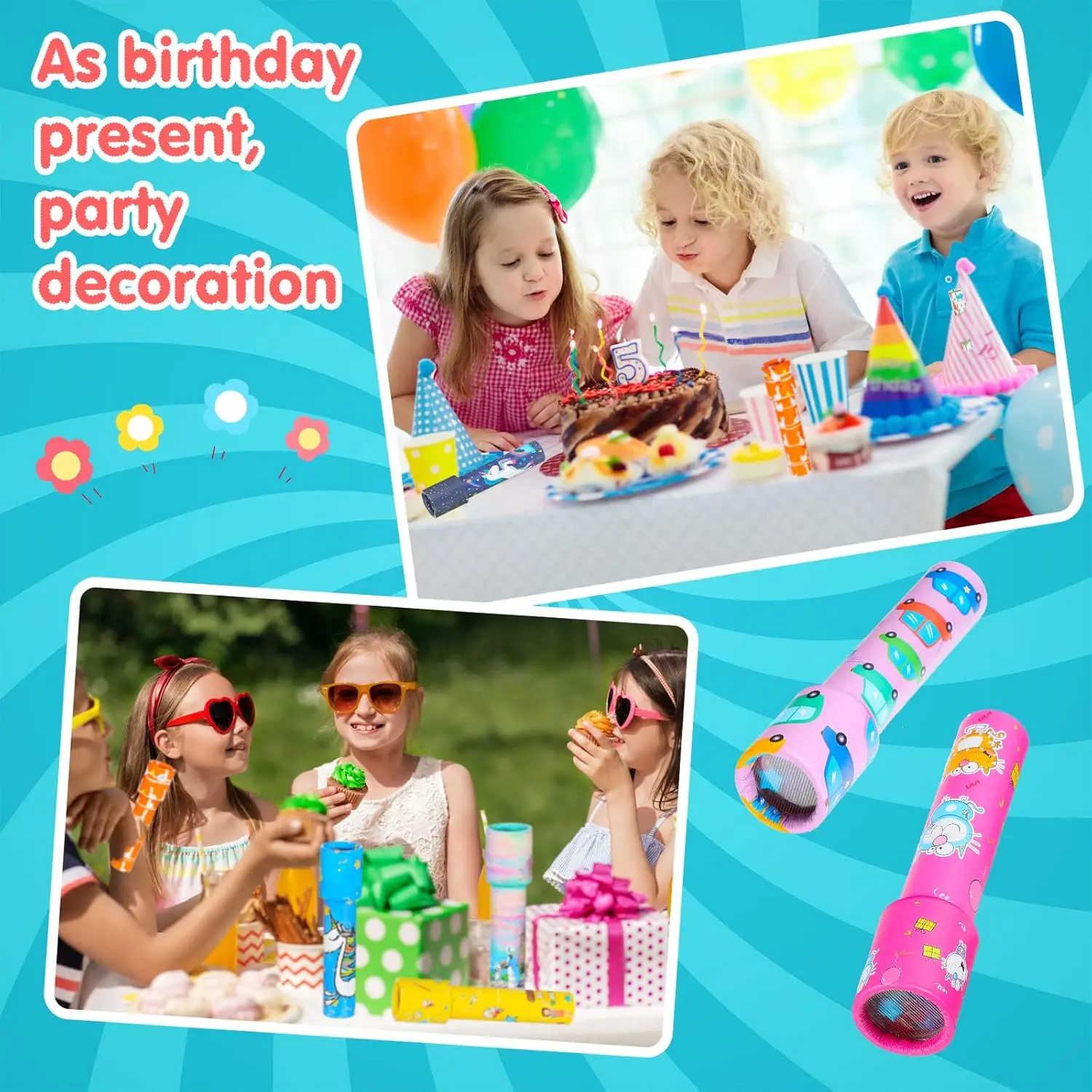 12-48pcs Classic Kaleidoscopes Kids Birthday Party Favor Vintage Educational Toy Stocking Stuffers Goodie Bag Fillers - Image 3