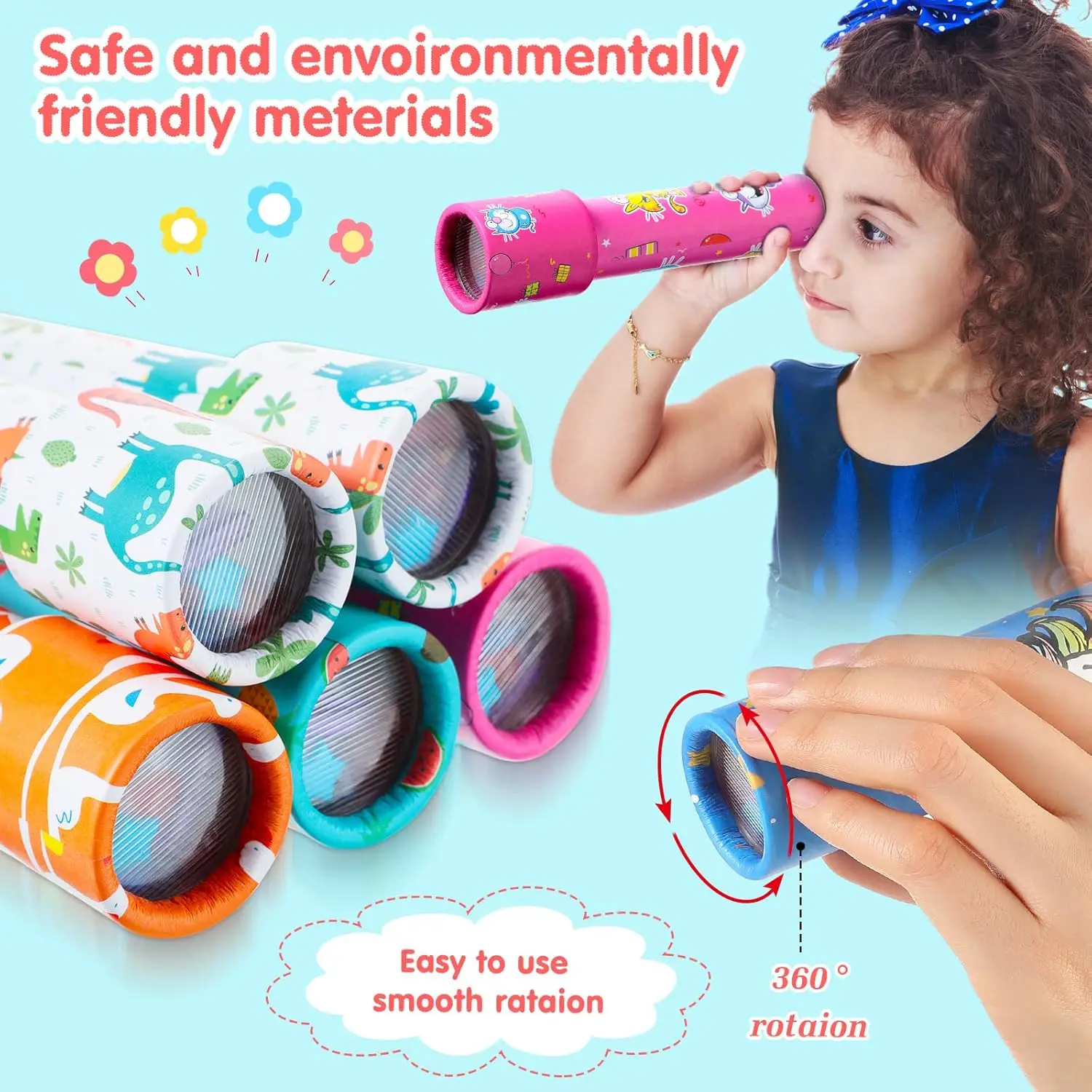 12-48pcs Classic Kaleidoscopes Kids Birthday Party Favor Vintage Educational Toy Stocking Stuffers Goodie Bag Fillers - Image 5
