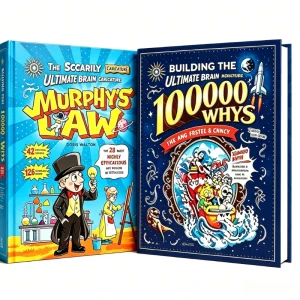 1/2 Books Set Murphy's Law & 100000 Whys Kids Science Humor Educational Storybooks English Early Reading Gifts for Children