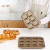 12 Cavity Baking Tray Square Multi-purposebakingtray Non-Stick Mini Muffin Baking Cake Pan Muffin Tin Tray Kitchen Accessories