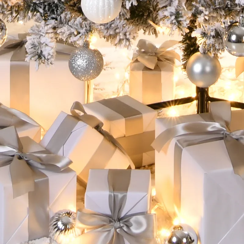 120-300cm Luxury Encrypted Snowfall Christmas Tree with Christmas Decorations Package for Home Shop Store Decorative Figurines - Image 3
