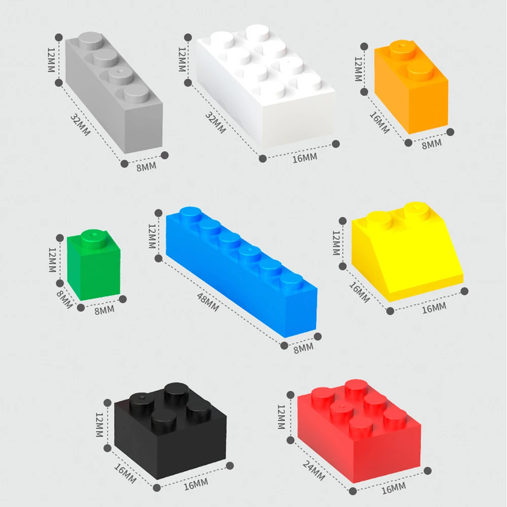 125/250g Building Blocks Bulk Set City Classic Bricks Colorful Assembly DIY Creative Holiday Gifts Educational Interactive Toys - Image 5
