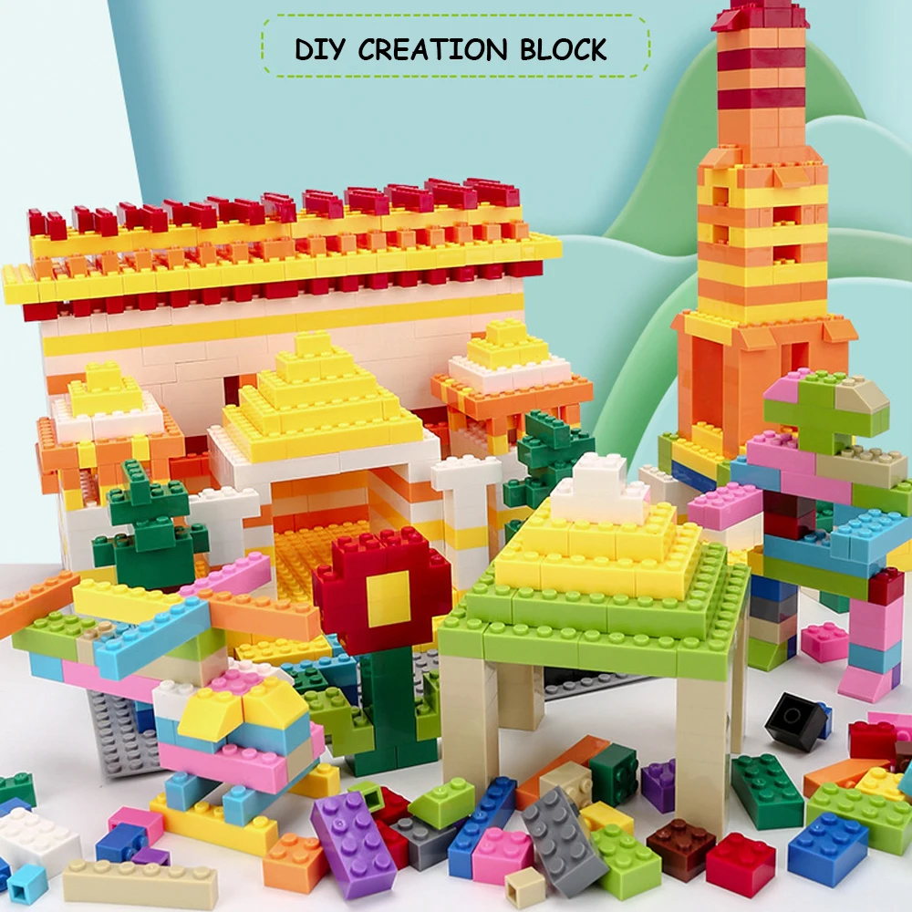 125/250g Building Blocks Bulk Set City Classic Bricks Colorful Assembly DIY Creative Holiday Gifts Educational Interactive Toys - Image 2