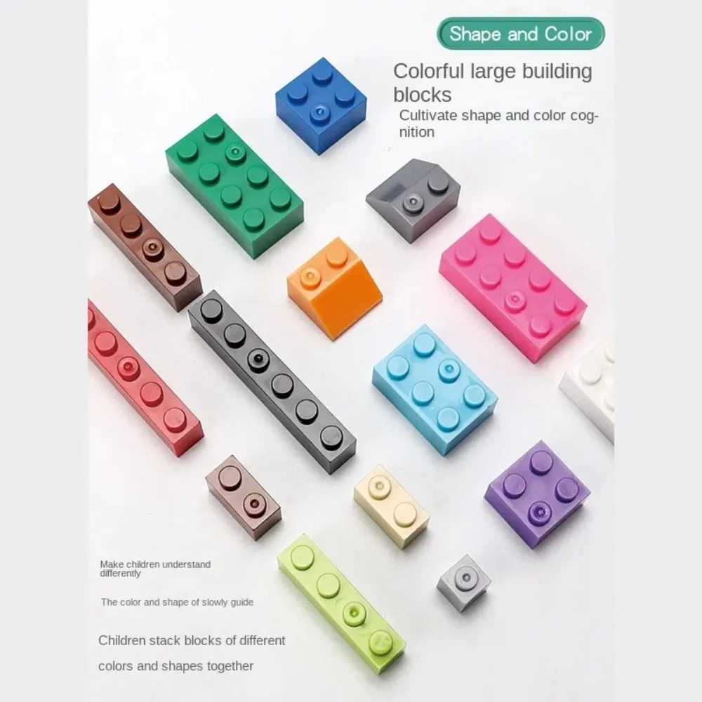 120/240PCS DIY Building Blocks Bulk Set City Classic Bricks Colorful Assembly Creative Toy Educational Interactive Toy for Kids - Image 4