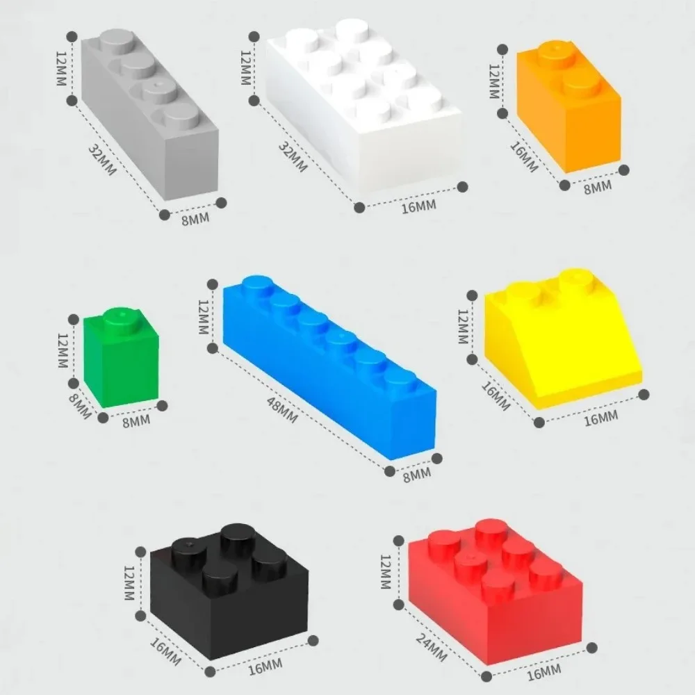 120/240PCS DIY Building Blocks Bulk Set City Classic Bricks Colorful Assembly Creative Toy Educational Interactive Toy for Kids - Image 5