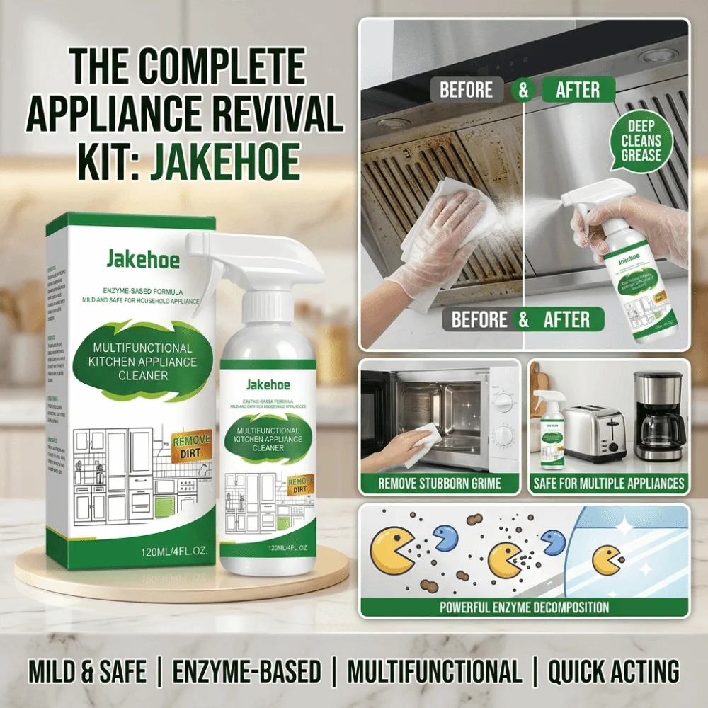 120ML Kitchen Appliance Cleaner Powerful Cleaning Non-Toxic Appliance Stain Remover Multi Purpose Degreaser Spray Cleaner - Image 5