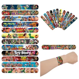 12/24Pcs Slap Bracelets Party Favors Gifts Snap Band Supplies Children's Birthday Souvenirs Baby Shower Christmas Stocking Fille