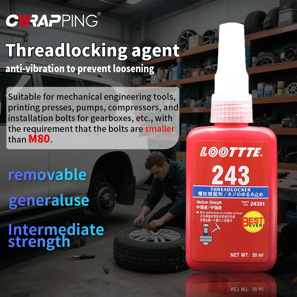 1/2/3pcs Threadlocker Screw Glue Quickly Cured Thread Locking Agent Anaerobic Adhesive Corrosion-Resistant Anti-Loosening Glue - Image 4