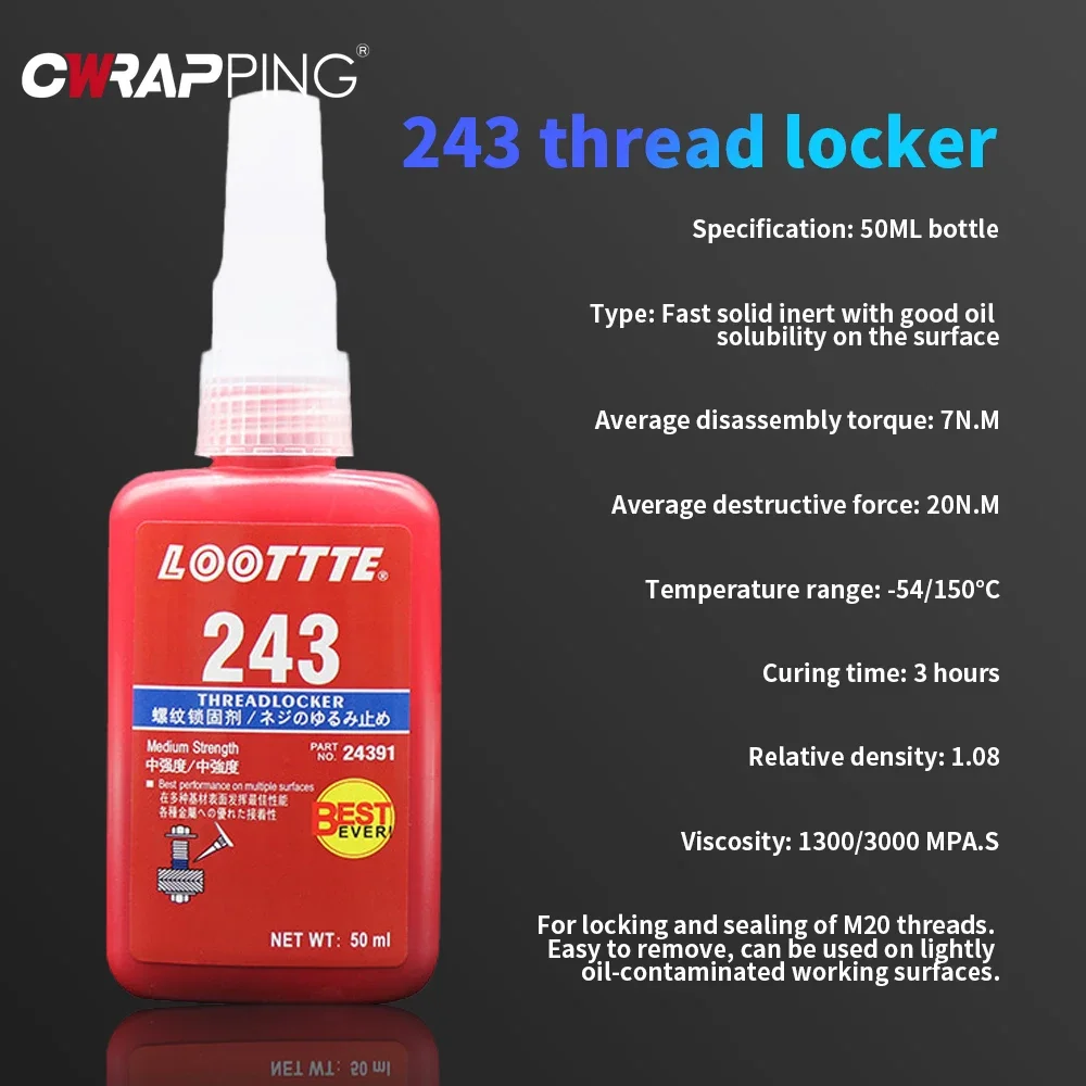 1/2/3pcs Threadlocker Screw Glue Quickly Cured Thread Locking Agent Anaerobic Adhesive Corrosion-Resistant Anti-Loosening Glue - Image 6