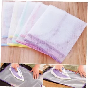 1/2/4/5pcs Cloth Protective Press Mesh Insulation Ironing Board Mat Cover Against Pressing Pad Mini Iron Random Colors