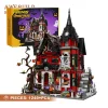 1249Pcs Haunted House Bricks 3D Model Horror Vampire Building MOC Set City Ghost Architecture Blocks Toys Adult Gifts Home Decor
