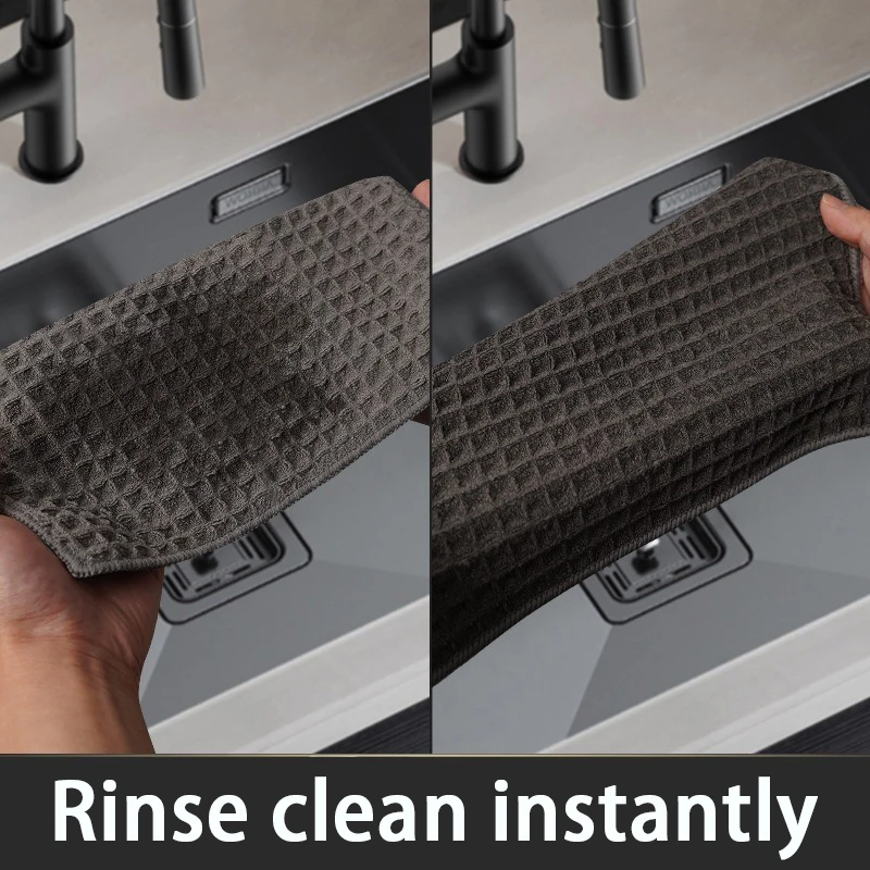 1/2/4pc Cleaning Towel Coffee Bar Barista Super Absorbent Microfiber Cleaning Cloth for Kitchen Home Coffee Machine Cleaner MB01 - Image 2
