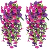 1/2Pcs Artificial Flowers Vine Morning Glory Wedding Home Room Table Festival Decor Halloween Outdoor Yard Garden Arch DIY Gifts