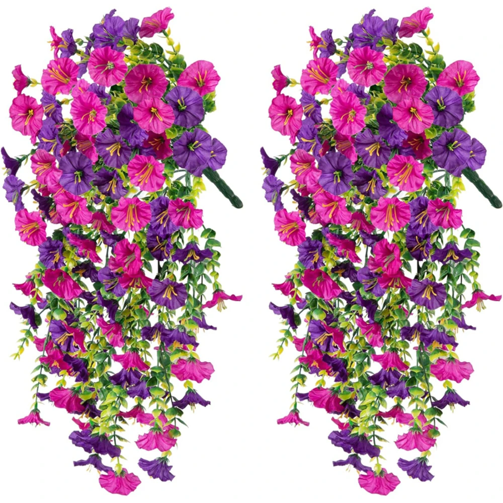 1/2Pcs Artificial Flowers Vine Morning Glory Wedding Home Room Table Festival Decor Halloween Outdoor Yard Garden Arch DIY Gifts