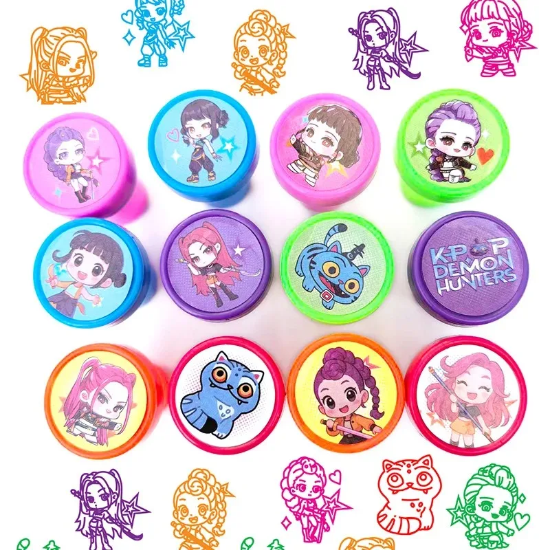 12pc/24pc Kids Stamp Set Birthday Party Favors DIY Painting Teaching Tool Photo Album Decorations Party Bag Fillers - Image 5