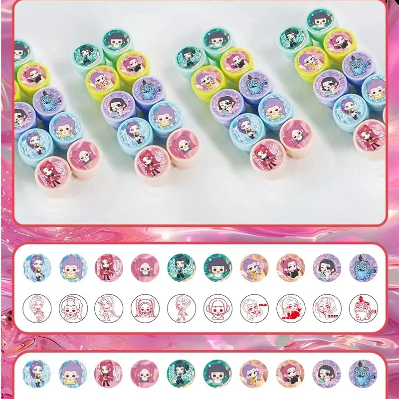12pc/24pc Kids Stamp Set Birthday Party Favors DIY Painting Teaching Tool Photo Album Decorations Party Bag Fillers - Image 3