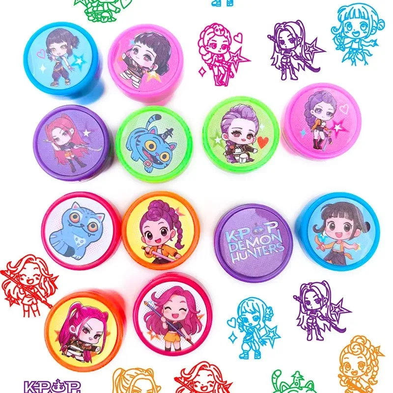 12pc/24pc Kids Stamp Set Birthday Party Favors DIY Painting Teaching Tool Photo Album Decorations Party Bag Fillers - Image 4