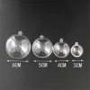 12pcs 4Cm Acrylic Clear Fillable Christmas Tree Decor Transparent Plastic Sphere Party Wedding Hanging Ornament Home