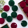 12pieces Red Baubles Extra Large Christmas Tree Ornaments For Elegant Holiday Decor Burgundy Baubles