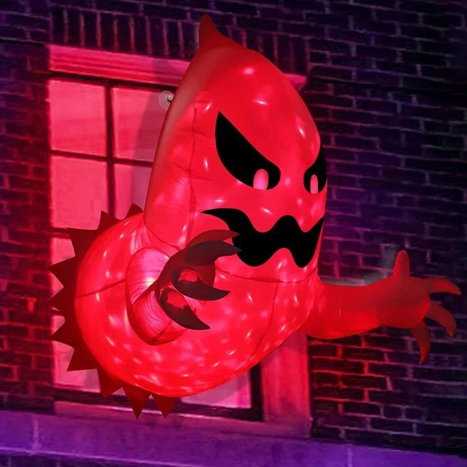 140cm Halloween Ghost Scary Inflatable Giant Blow Up Foldable Phantom Unique Coming Party Outside Yard Garden Lawn Decor Prop - Image 5