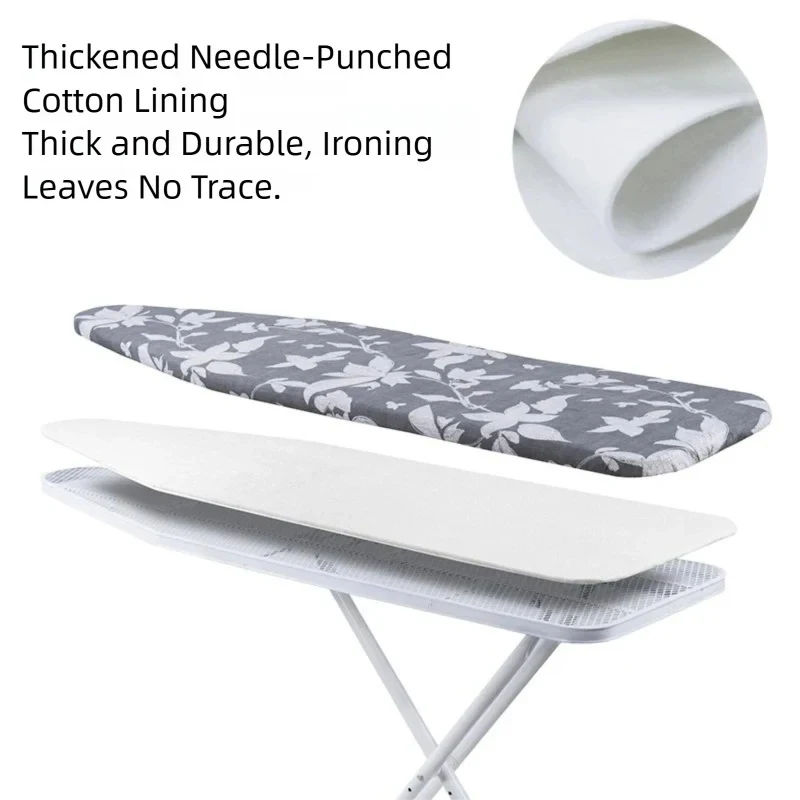 140x50cm Heavy Duty Ironing Board Cover Elastic Edge Heat Reflective Ironing Board Padding Home Ironing Tools TYB002 - Image 3
