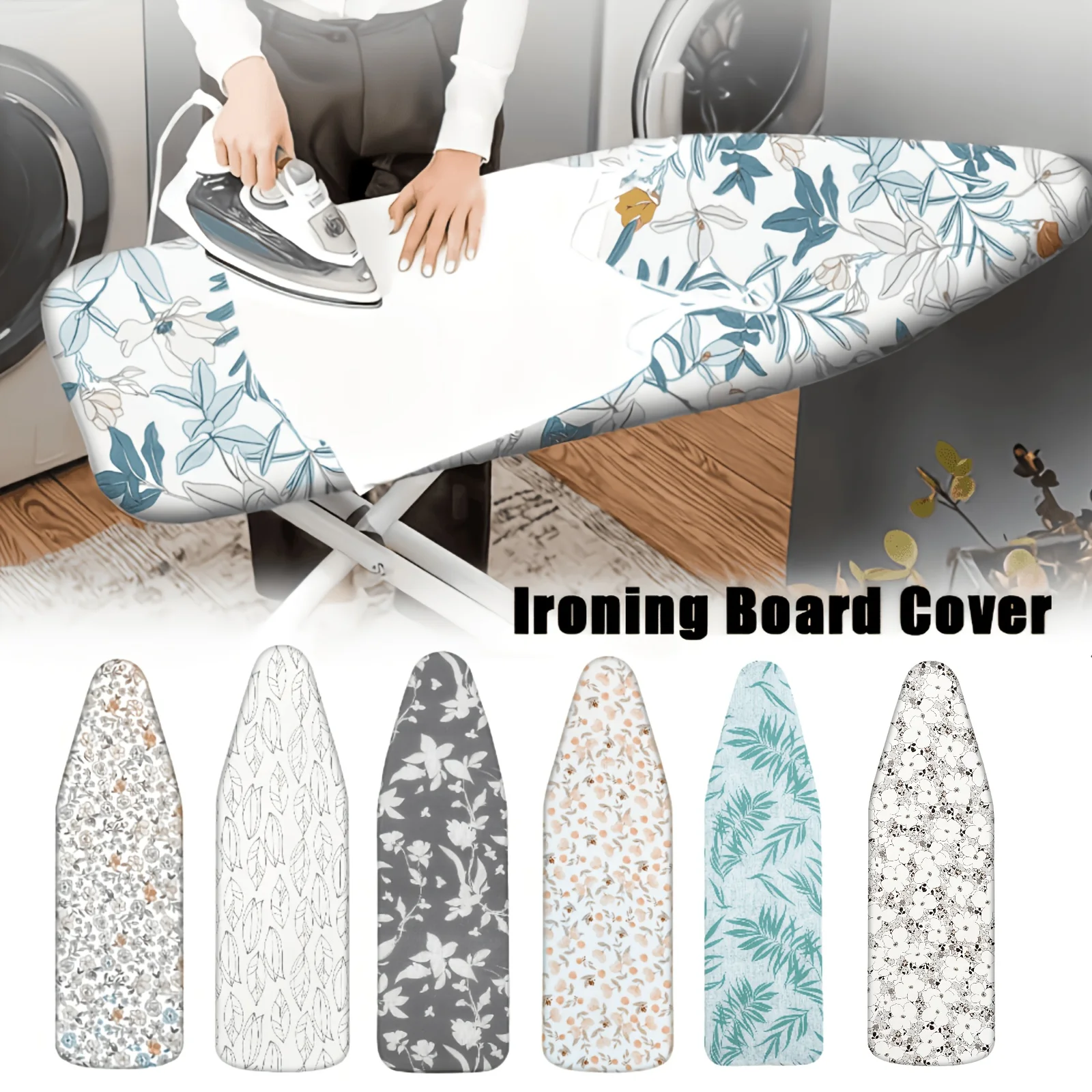 140x50cm Ironing Board Cover Heavy Duty Iron Cover Elastic Edge Heat Reflective For Home Cleaner Tools Ironing Accessorie