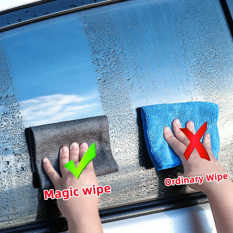 1/5/10Pcs Thickened Magic Cleaning Glass Cloth Reusable Microfiber Glass Windows Streak Free Reusable All-Purpose Cleaning Cloth - Image 2