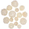15Pcs Wicker Rattan Balls 3Cm 4Cm 5Cm Natural Craft Decoration Wedding Bridal Shower Christmas Party Hanging Ornament