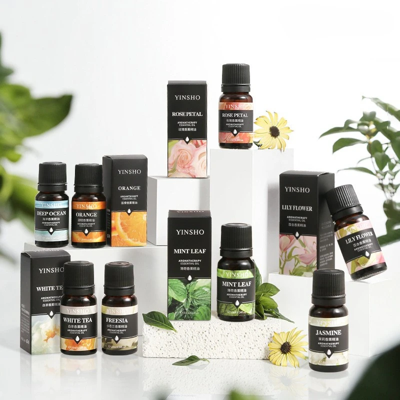 17 Flavors 10ml Essential Oils For Aroma Diffuser AirHumidifier Home Water-soluble Lavender Rose Eucalyptus White Peach Oolong - Image 3